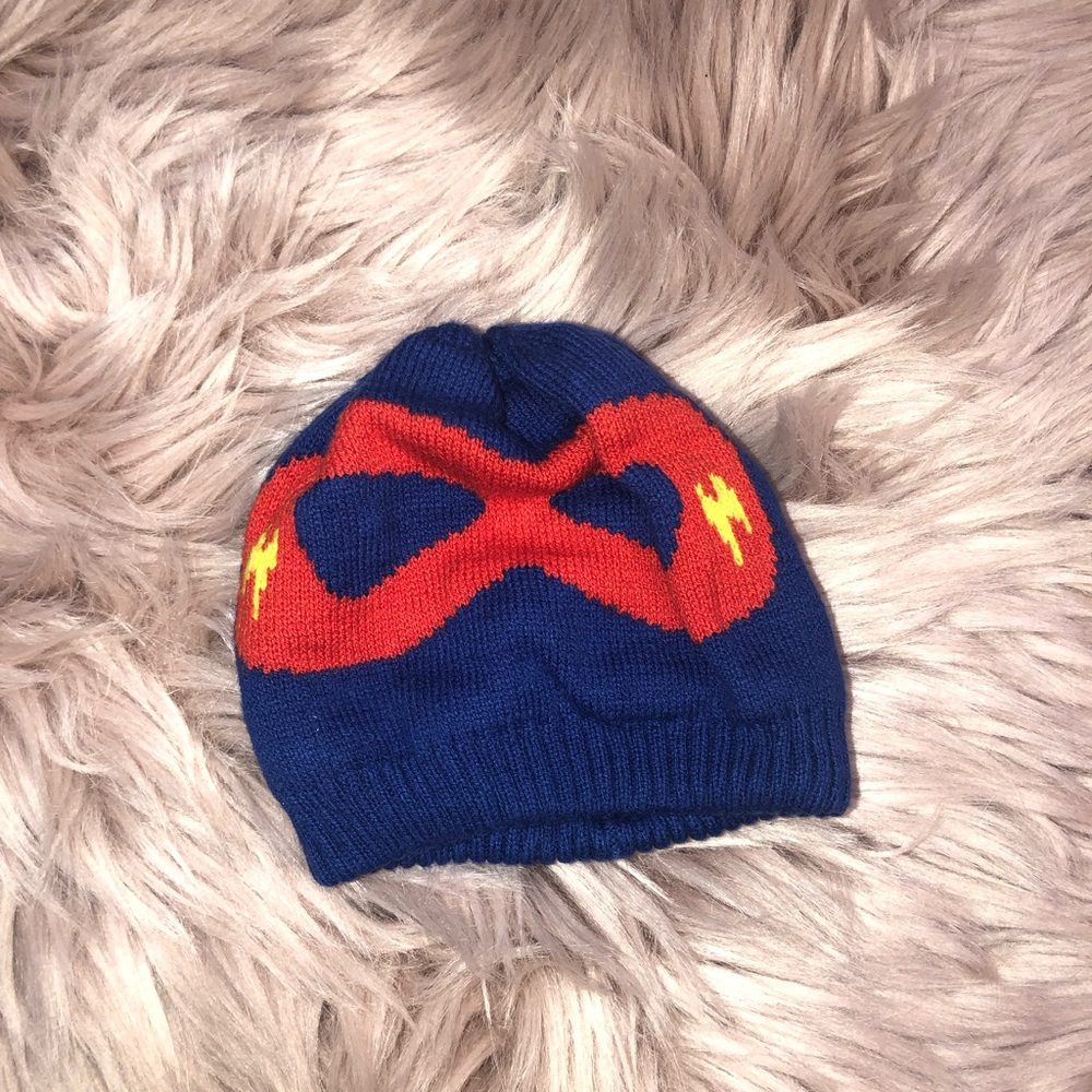 Made with Love Superhero Mask Baby Beanie